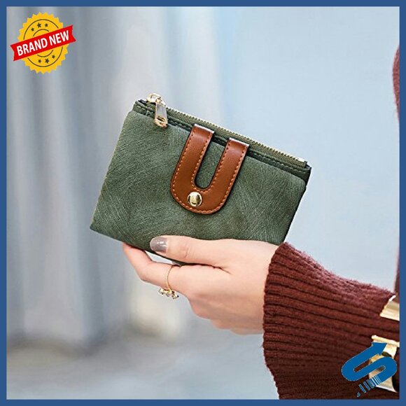 Slim Bifold RFID Leather Wallet with Zipper Coin Pocket - Picture 4 of 8